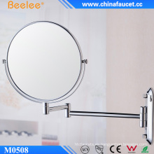 Espejo de pared de maquillaje flexible con marco Beelee